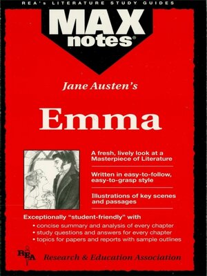 cover image of Emma (MAXNotes Literature Guides)